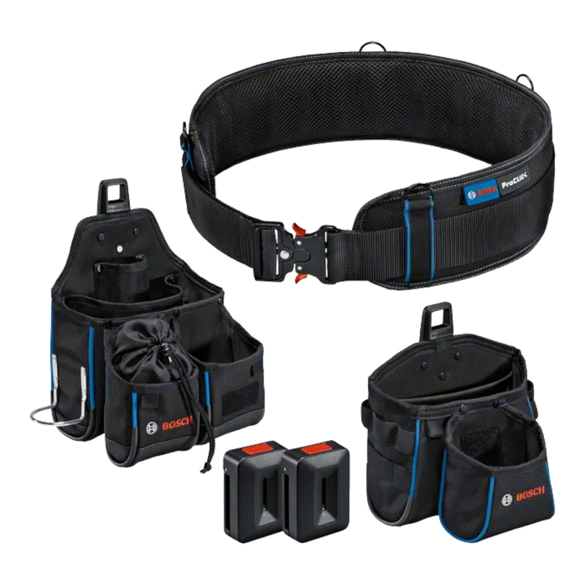Bosch Werkzeug Set 1600A0265P mit Guertel 93 GWT 4 Werkzeugtasche GWT 2 Werkzeugtasche 2x ProClick Holder 0 - toolbrothers