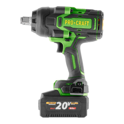 Procraft PWA90 Akku Schlagschrauber 20 V 2100 Nm 3 4 Brushless 1x Akku 4 0 Ah Ladegeraet Koffer 2 - toolbrothers