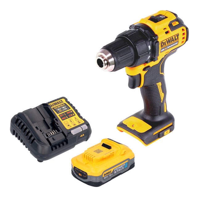 DeWalt DCD 708 H1 Akku Bohrschrauber 18 V 65 Nm Brushless 1x Powerstack Akku 5 0 Ah Ladegeraet 0 - toolbrothers