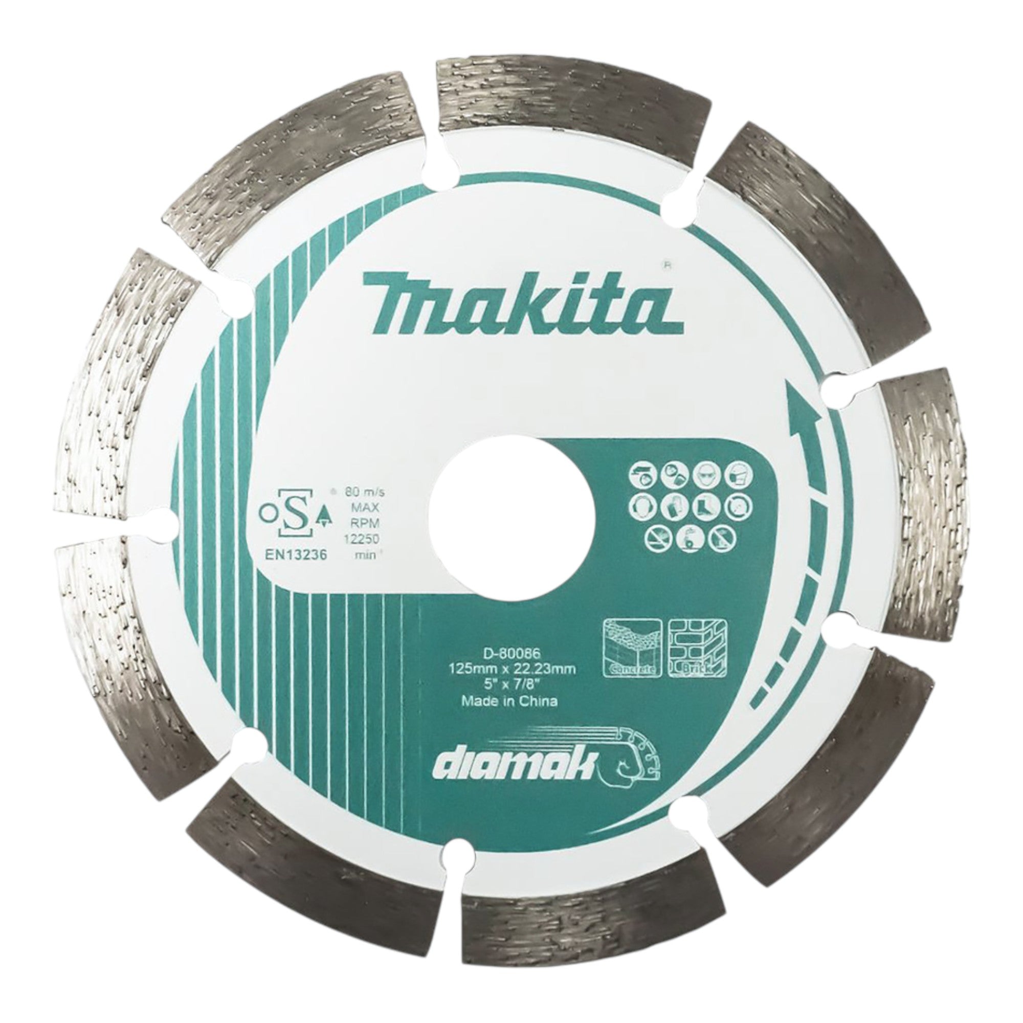 Makita 10x Diamak Diamanttrennscheibe 125 x 22 23 mm 10x D 80086  1 - toolbrothers