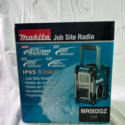 Makita MR 002 GZ Akku Radio 12 V 40 V max CXT LXT XGT FM 3 5 mm AUX USB IP65 Solo ohne Akku ohne Ladegeraet Reparaturgeraet 3 - toolbrothers
