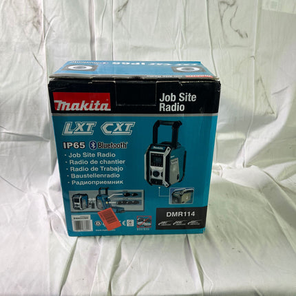 Makita DMR 114 Akku Baustellenradio 12 14 4 18 V AM FM Bluetooth IP 65 Reparaturgeraet 3 - toolbrothers