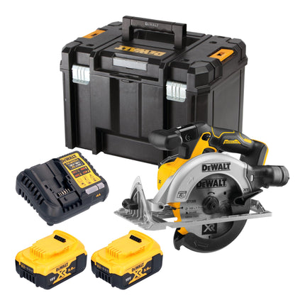 DeWalt DCS 565 P2T Akku Handkreissaege 18 V 165 mm Brushless 2x Akku 5 0 Ah Ladegeraet TSTAK 0 - toolbrothers
