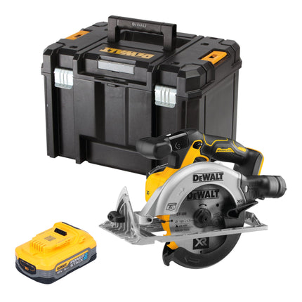 DeWalt DCS 565 NT Akku Handkreissaege 18 V 165 mm Brushless 1x Powerstack Akku 5 0 Ah TSTAK ohne Ladegeraet 0 - toolbrothers