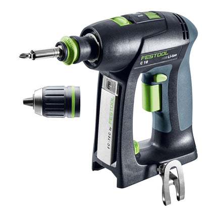 Festool C 18 Basic Akku Bohrschrauber 18 V 45 Nm Brushless 1x Akku 5 0 Ah Ladegeraet Systainer 1 - toolbrothers