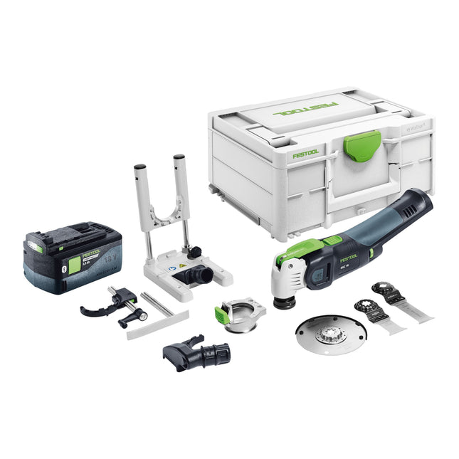 Festool VECTURO OSC 18 E Basic Set Akku Oszillierer 18 V Starlock Max Brushless 1x Akku 5 0 Ah 7 tlg Zubehoer Set Systainer ohne Ladegeraet 0 - toolbrothers