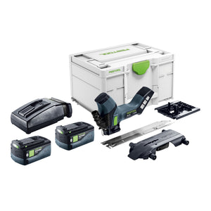 Festool ISC 240 EB-Basic Akku Dämmstoffsäge 18 V 240 mm + 2x Akku 5,0 Ah + Ladegerät + Systainer