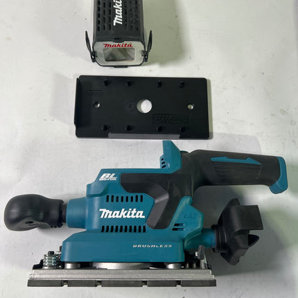Makita DBO 380 Z Akku Schwingschleifer 18 V 93 x 185 mm Brushless Solo ohne Akku ohne Ladegeraet Gebraucht 2 - toolbrothers