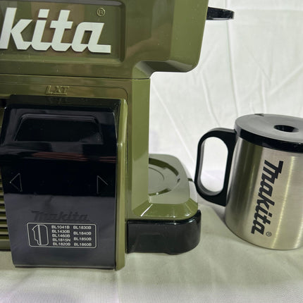 Makita DCM 501 ZO Akku Kaffeemaschine 12 V max 18 V Olive Outdoor Adventure Edition Solo ohne Akku ohne Ladegeraet Gebraucht 2 - toolbrothers
