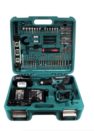 Makita DDF 482 STTK Akku Bohrschrauber 18 V 62Nm + 5,0 Ah Akku + Ladegerät + 101 tlg. Werkzeugset - Toolbrothers