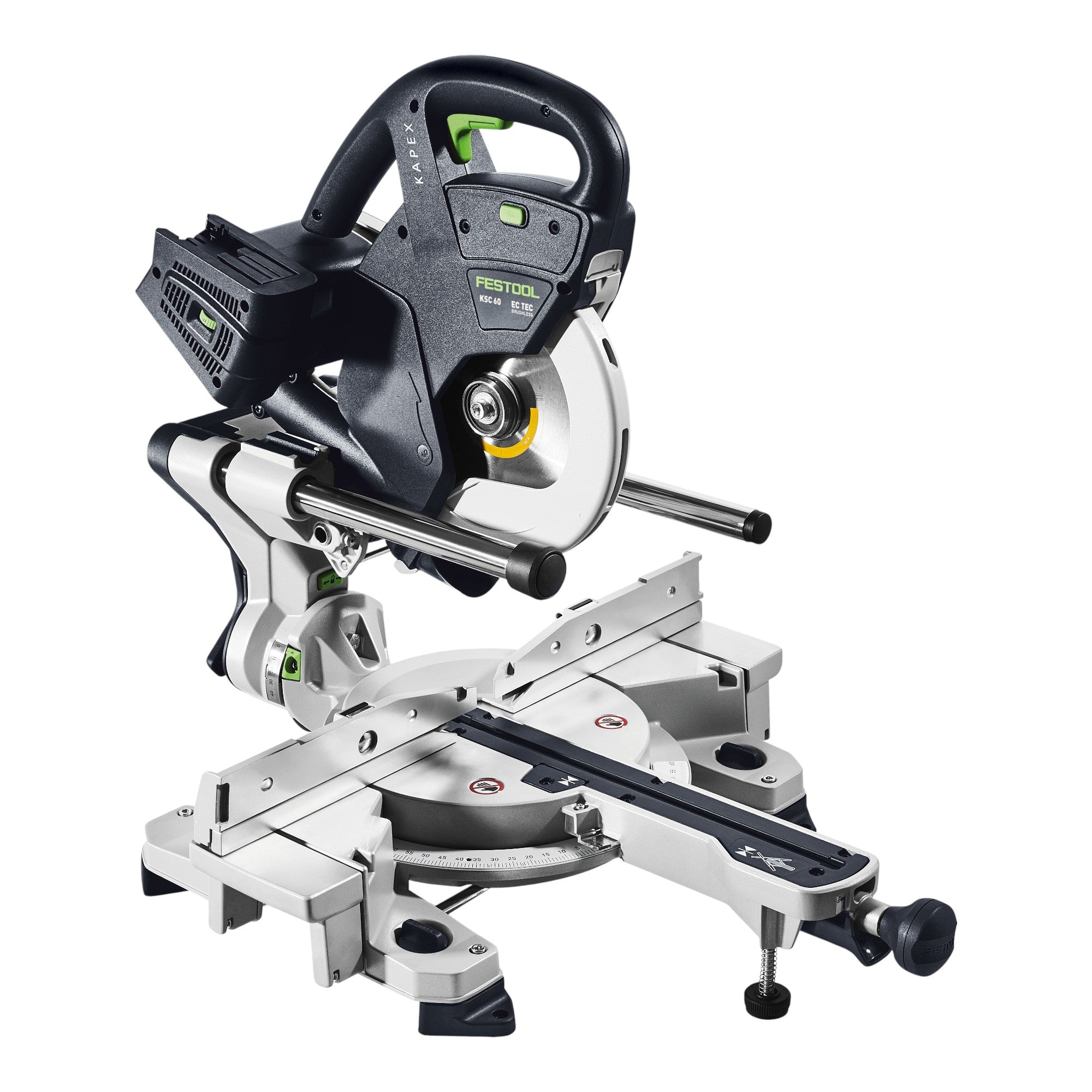 Festool KAPEX KSC 60 EB Basic Akku Kapp Zugsaege 18 V 36 V 216 mm Brushless 2x Akku 5 0 Ah Doppelladegeraet Systainer 1 - toolbrothers