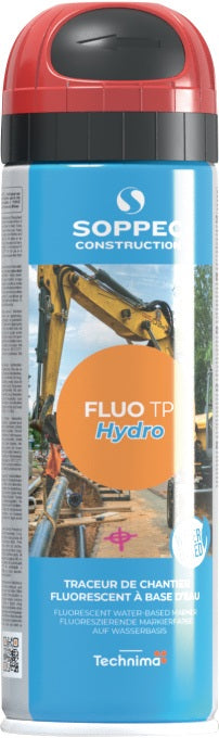 SOPPEC Baustellenmarkierspray Fluo TP Hydro neonrot 12 Stueck 4000354226  0 - toolbrothers