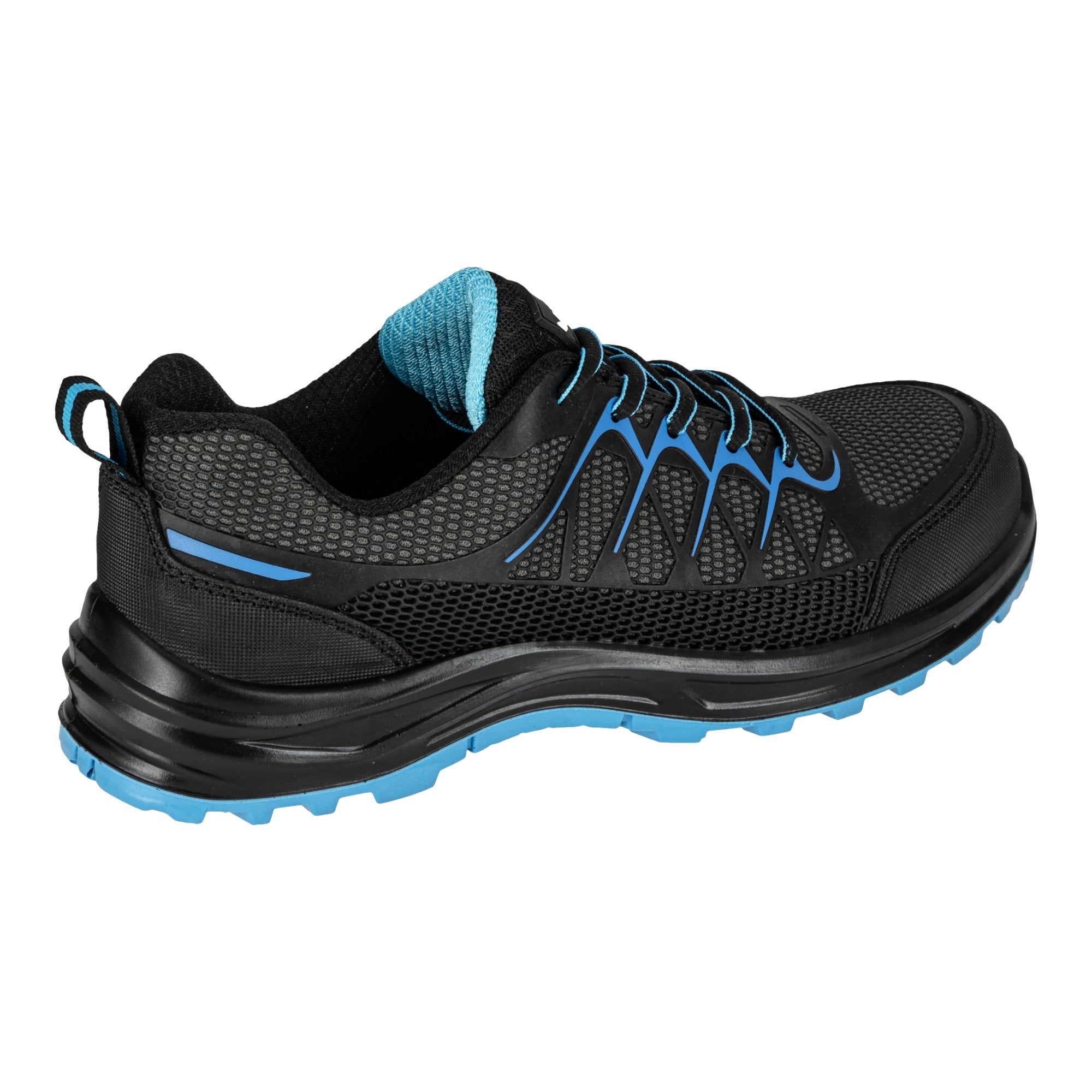 LAHTI PRO Sicherheitshalbschuh KPU Mesh S1P SRC Groesse 47 L3042247 schwarz blau 3 - toolbrothers