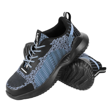 LAHTI PRO Sicherheitshalbschuh gestrickt SB FO Groesse 40 L3044240 blau schwarz 1 - toolbrothers