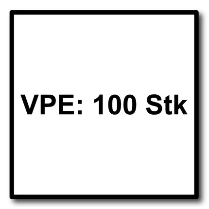 SPAX HI.FORCE Tellerkopfschraube 6,0 x 100 mm 100 Stk. ( 0251010601005 ) Teilgewinde Torx T-STAR plus T30 4CUT WIROX - Toolbrothers