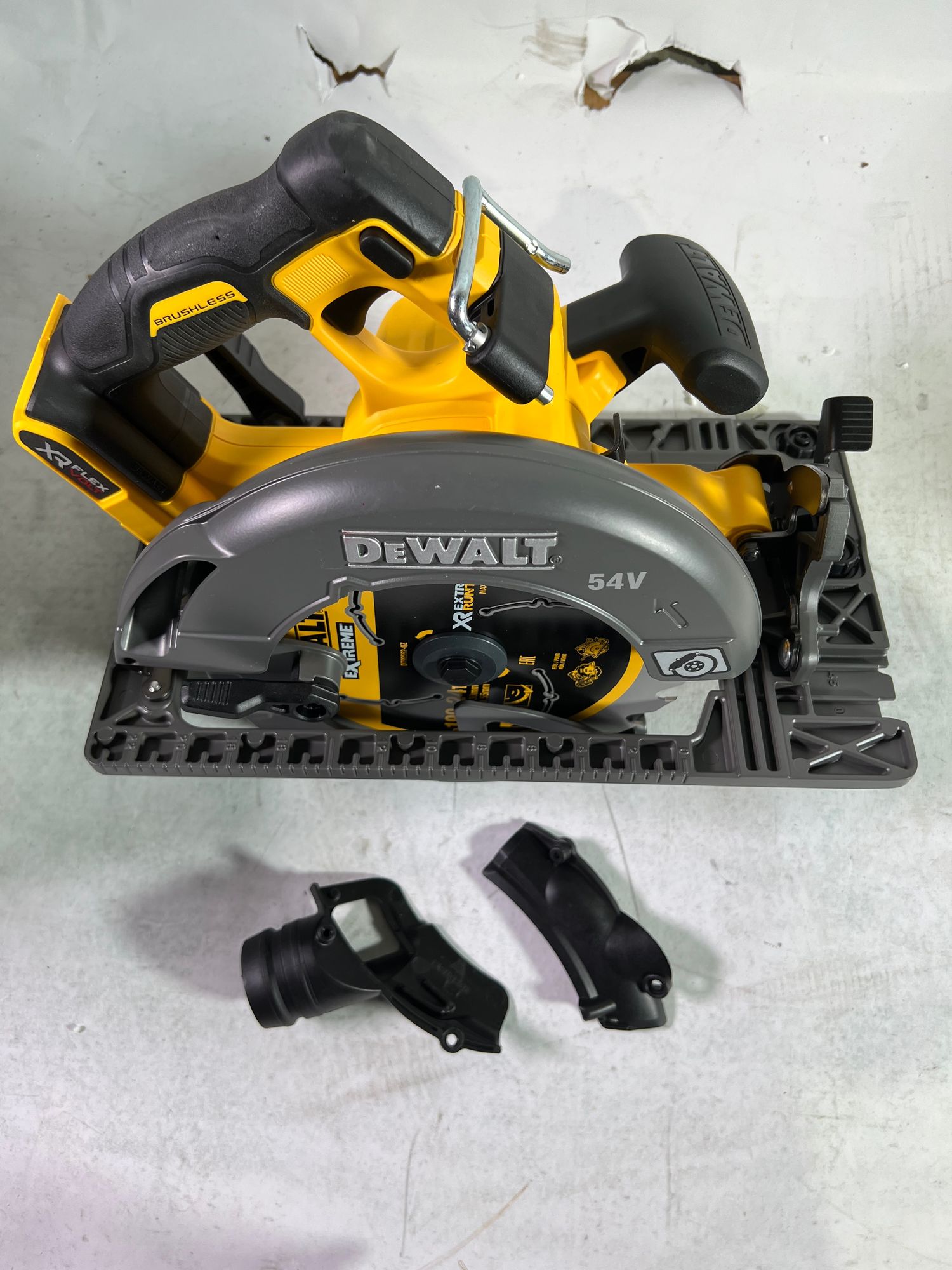 DeWalt DCS 579 NT Akku Handkreissaege 54 V FlexVolt 190 mm Brushless TSTAK ohne Akku ohne Ladegeraet Gebraucht 0 - toolbrothers