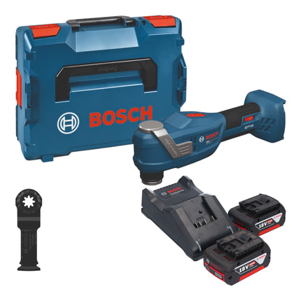 Bosch GOP 18V 30 Akku Multifunktionswerkzeug 18 V Starlock Plus Brushless 2x Akku 5 0 Ah Ladegeraet L Boxx 0 - toolbrothers