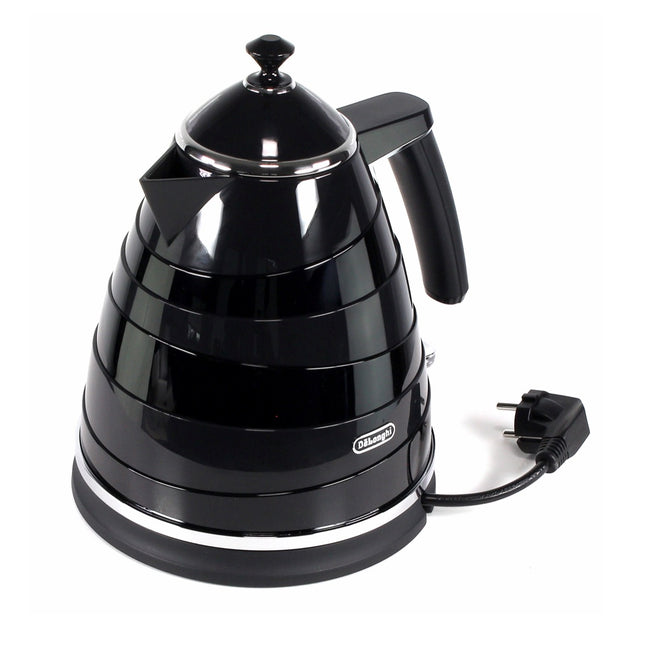 De'Longhi KBA 2001.BK Wasserkocher 1850-2200W schwarz mit Kalkfilter und Wasserstandsanzeige - Toolbrothers