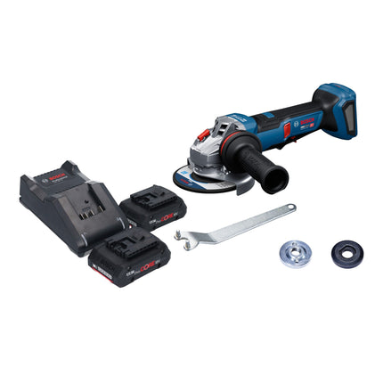 Bosch GWS 18V 11 PS Akku Winkelschleifer 18 V 125 mm Brushless 2x ProCORE Akku 4 0 Ah Ladegeraet 0 - toolbrothers