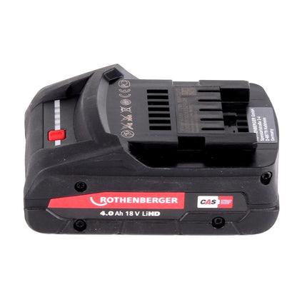 Rothenberger Akku Set 18V LiHD mit 1x Akku 4,0Ah ( 1000002548 ) + Ladegerät ( 1000001654 ) - Toolbrothers