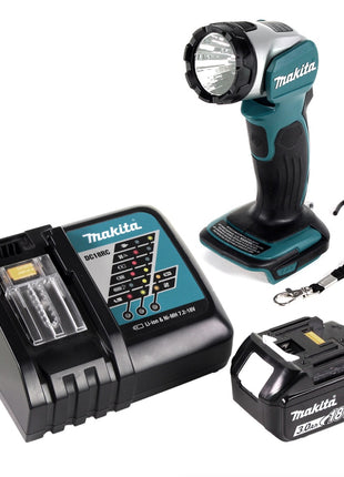 Makita DML 802 RF1 Akku Lampe 18 V Li-Ion für 14,4 und 18 V Akku + 1 x 3,0 Ah Akku + Ladegerät - Toolbrothers