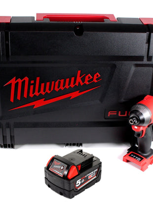 Milwaukee M18 FID2-0X FUEL Akku Schlagschrauber 18 V Li-Ion in HD-Box Transportkoffer + 1 x 5,0 Ah Akku - ohne Ladegerät - Toolbrothers