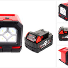 Milwaukee M18 PAL-401 Baustrahler 18 V Li-Ion Akku Lampe Leuchte + 1 x 4,0 Ah Akku - ohne Ladegerät - Toolbrothers