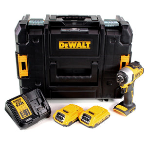 DeWalt DCF 809 D2T Akku Schlagschrauber 18 V Brushless Li-Ion in T-STAK Box + 2 x 2,0 Ah Akku + Ladegerät