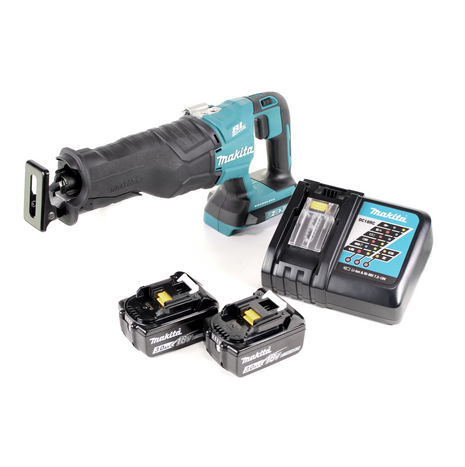 Makita DJR 360 RF Akku Reciprosäge 36V ( 2x18V ) Brushless Säbelsäge + 2x 3,0 Ah Akku + Ladegerät - Toolbrothers