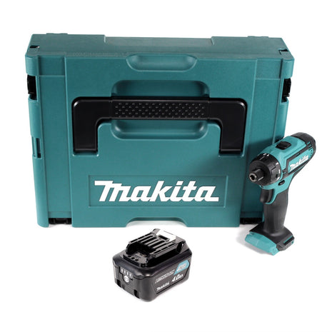 Makita DF 031 DM1J Akku Bohrschrauber 10,8V 30Nm 1/4" im Makpac + 1x 4,0 Ah Akku - ohne Ladegerät - Toolbrothers