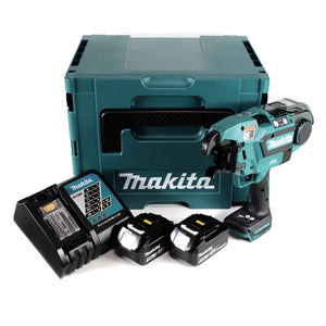 Makita DTR 180 RFJ Akku Bewehrungsverbinder 18V Brushless für 0,8mm Bindedraht im Makpac + 2x 3,0Ah Akku + Ladegerät