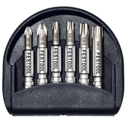Festool CENTRO Bit-Set 6-pièces Assortiment d'embouts ( 205087 ) pour Perceuse-visseuse