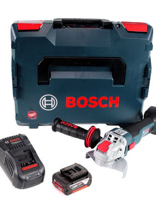 Bosch GWX 18V-10 C Akku Winkelschleifer 18V 125mm brushless X-LOCK + 1x Akku 5,0Ah + Ladegerät + L-BOXX - Toolbrothers