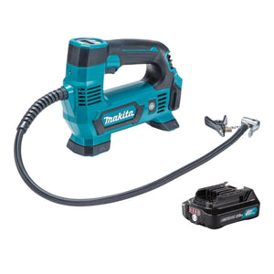 Makita MP 100 DA1 Akku Kompressor 12 V max. 8,3 bar + 1x Akku 2,0 Ah - ohne Ladegerät