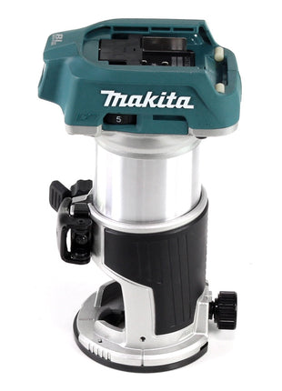 Makita DRT 50 RGJ Akku Multifunktionsfräse brushless 18V + 2x Akkus 6,0 Ah + Schnellladegerät im Makpac 3 - Toolbrothers