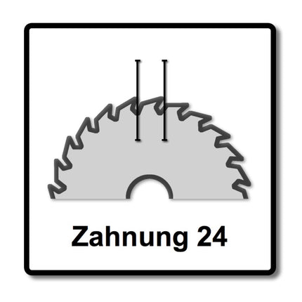 Bosch Kreissägeblatt Standard for Wood 136 x 1,5 x 16 mm 24 Zähne ( 2608837667 ) - Toolbrothers
