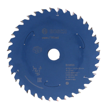 Bosch Kreissägeblatt Expert for Wood 160 x 1,0 x 20 mm 36 Zähne für Holz ( 2608644504 ) - Toolbrothers