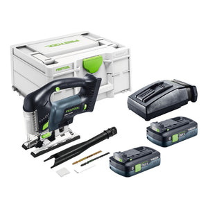Festool PSBC 420 EB-Basic Akku Pendelstichsäge 18 V 120 mm Brushless + 2x Akku 4,0 Ah + Ladegerät + Systainer