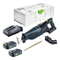 Festool RSC 18 EB Basic Akku Saebelsaege 18 V Brushless 2x Akku 4 0 Ah Ladegeraet Systainer 0 - toolbrothers