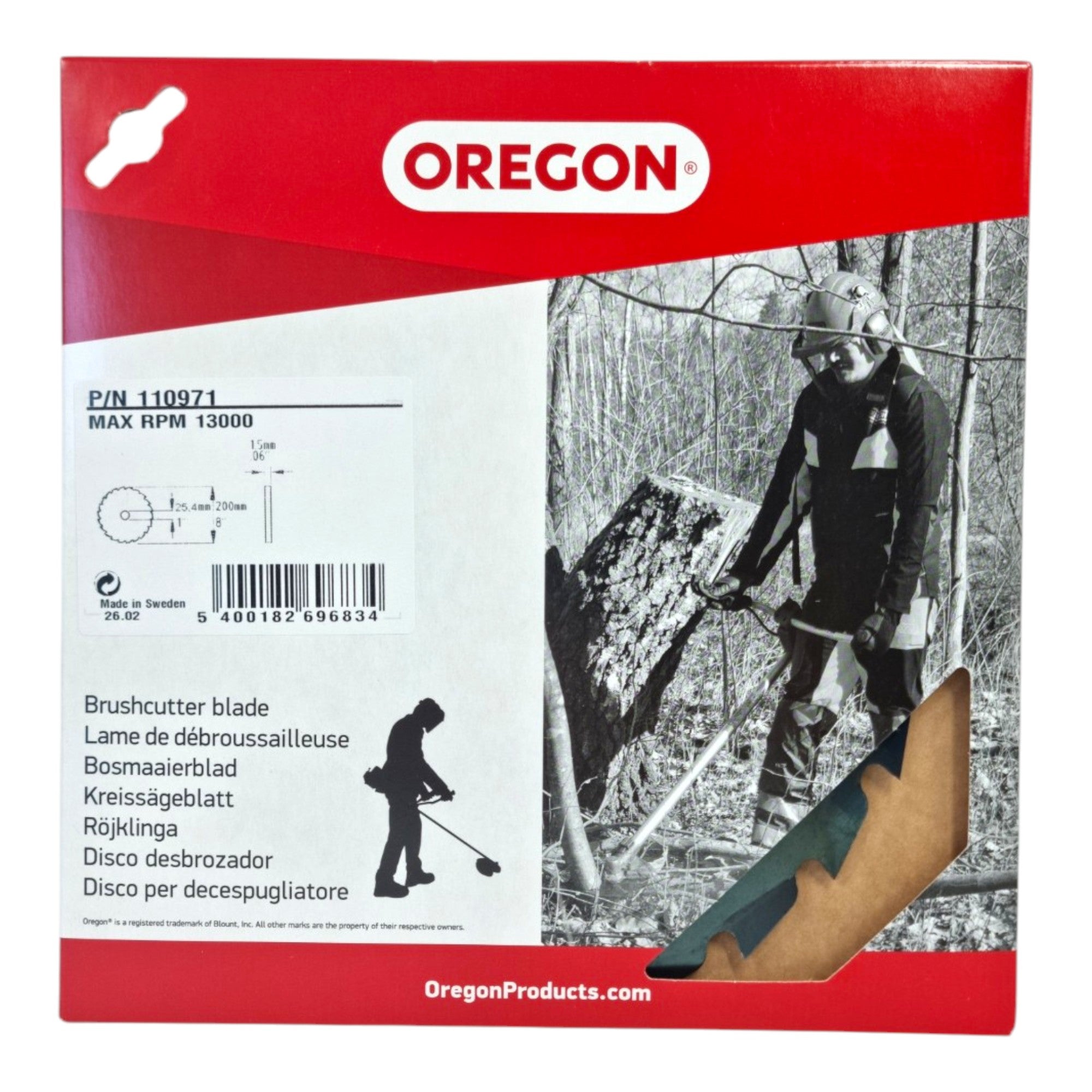 Oregon Rodungssaegeblatt MAXI 200 x 25 4 mm 110971  1 - toolbrothers