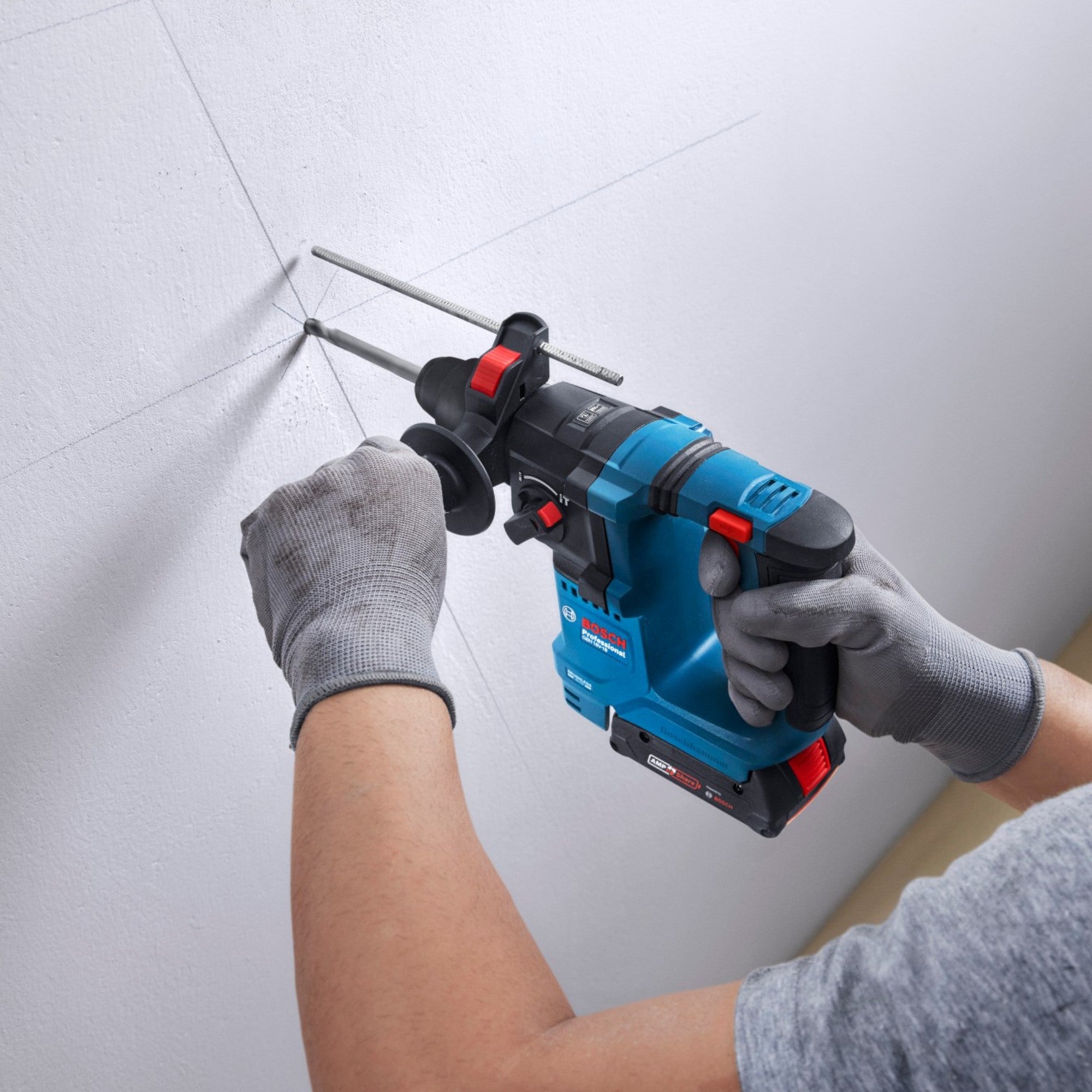 Bosch GBH 18V 18 Professional Akku Bohrhammer 18 V 1 5 J SDS plus Brushless 1x Akku 5 0 Ah ohne Ladegeraet 4 - toolbrothers