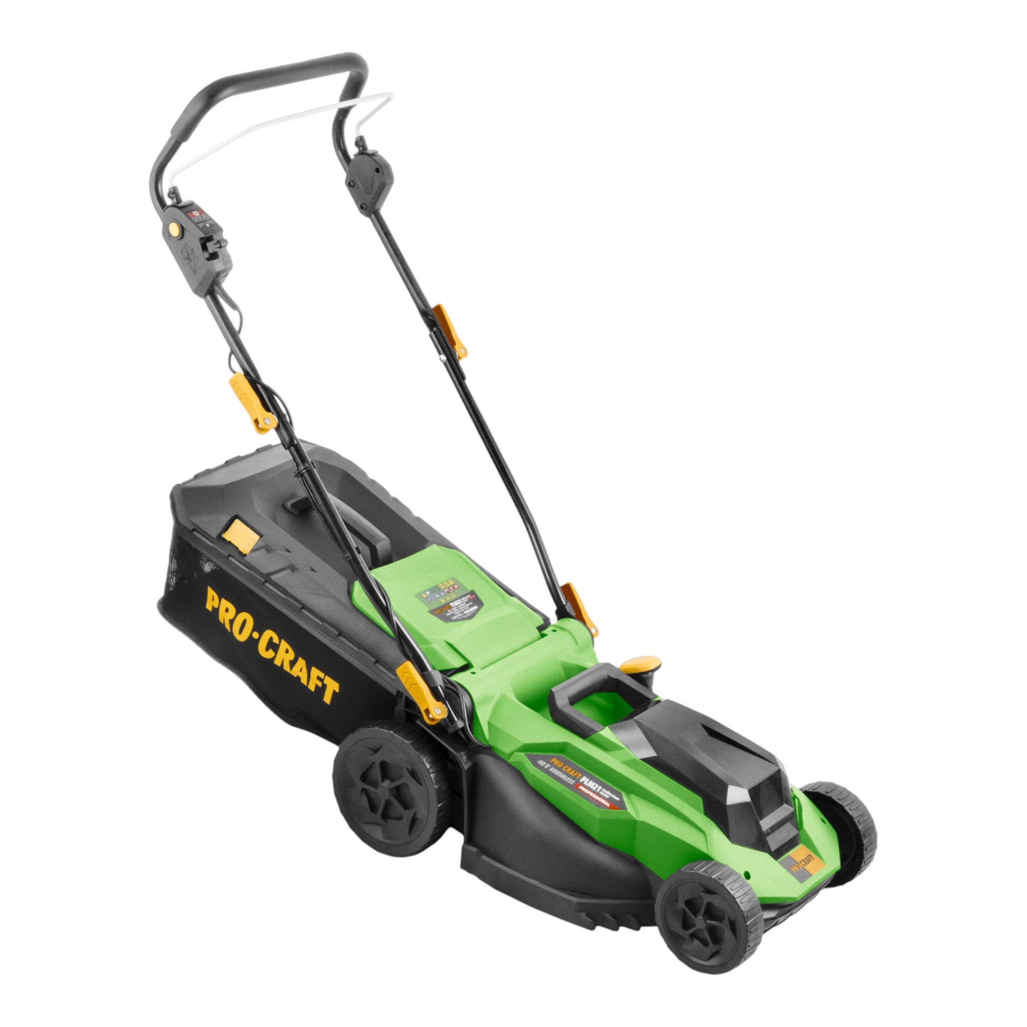 Procraft PLM21bb Akku Rasenmaeher 40 V 2x 20 V 380 mm Brushless 2x Akku 4 0 Ah ohne Ladegeraet 3 - toolbrothers