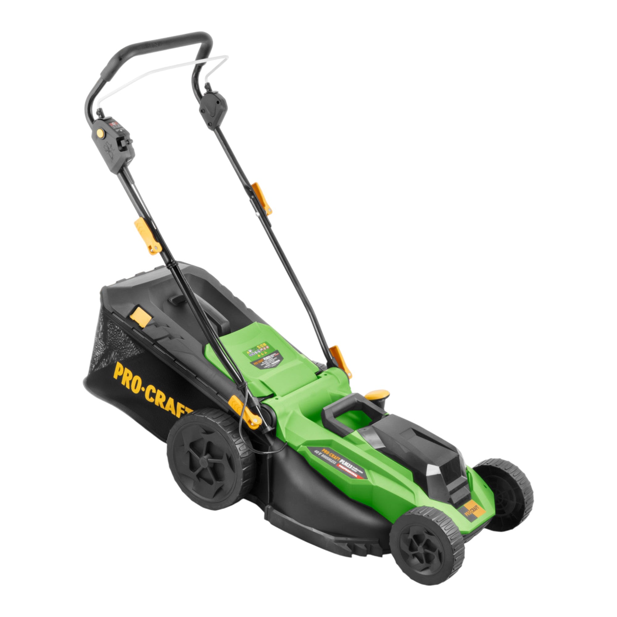 Procraft PLM23bb Akku Rasenmaeher 40 V 2x 20 V 430 mm Brushless 2x Akku 8 0 Ah Ladegeraet 3 - toolbrothers