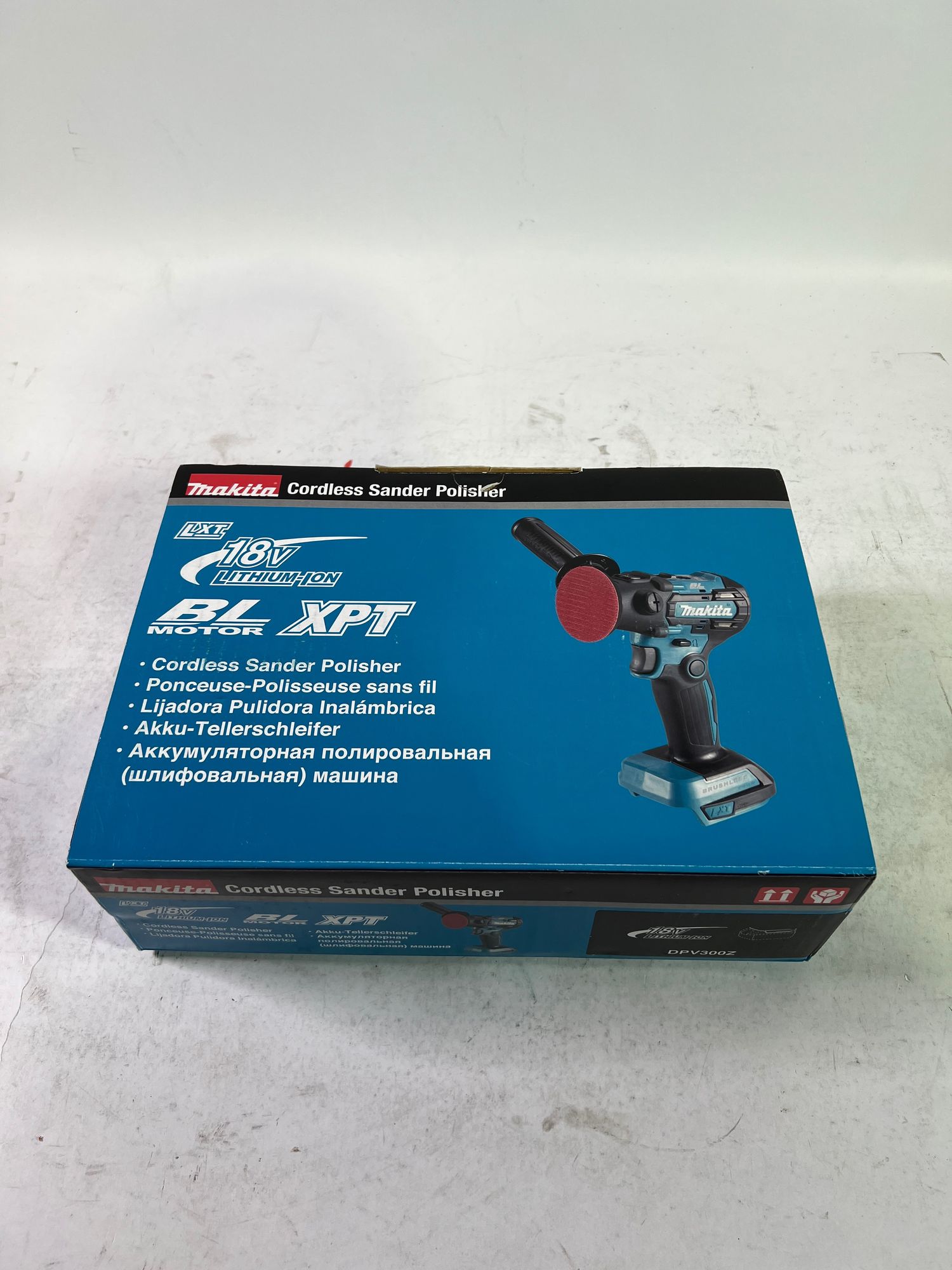 Makita DPV 300 Z Akku Schleifer Polierer 18 V 50 80 mm Brushless Solo ohne Akku ohne Ladegeraet Reparaturgeraet 0 - toolbrothers