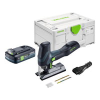 Festool PSC E 18 EB Basic Akku Pendelstichsaege 18 V 40 mm 1x Akku 4 0 Ah Systainer ohne Ladegeraet 0 - toolbrothers