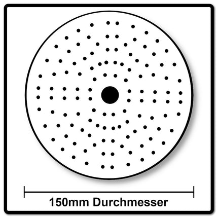 Mirka IRIDIUM Schleifscheiben Grip 150mm K60, 50Stk. ( 246CH05060 ) - Toolbrothers