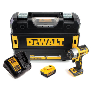 DeWalt DCF 887 M1T Akku Schlagschrauber 18 V 205 Nm 1/4" Brushless + 1x Akku 4,0 Ah + Ladegerät + TSTAK