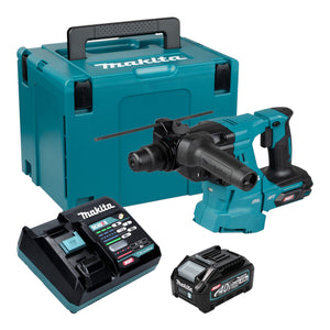Makita HR 011 GM101 Akku Kombihammer 40 V max. 3,3 J SDS plus Brushless + 1x Akku 4,0 Ah + Ladegerät + Makpac