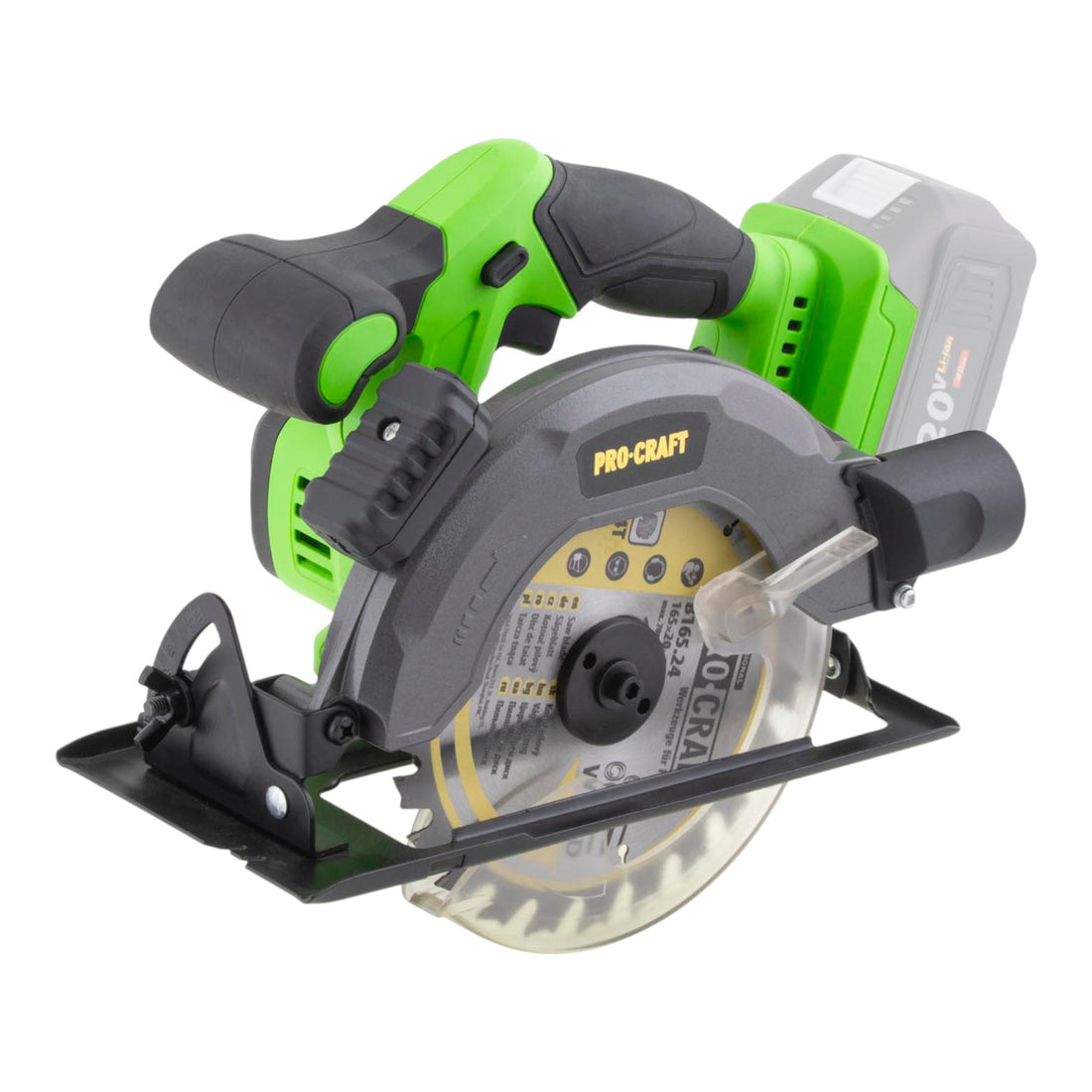 Scie circulaire sans fil Procraft PCA28bb 20 V 165 mm Brushless Solo - sans batterie, sans chargeur