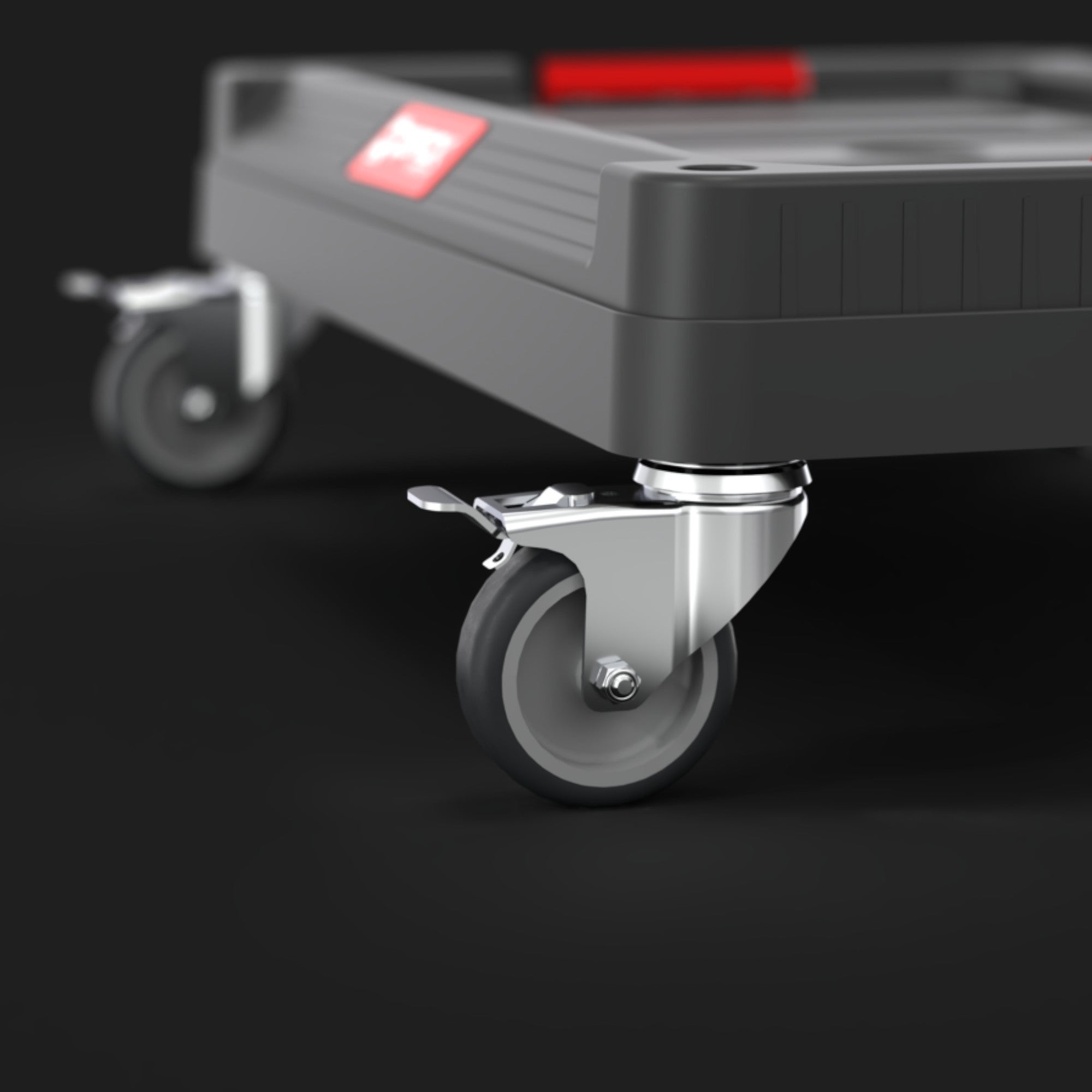 Qbrick System TWO Transportplattform Transportroller Rollbrett 595 x 395 x 175 mm 4 - toolbrothers